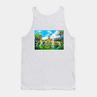 Barcelona. Great cascade. Tank Top